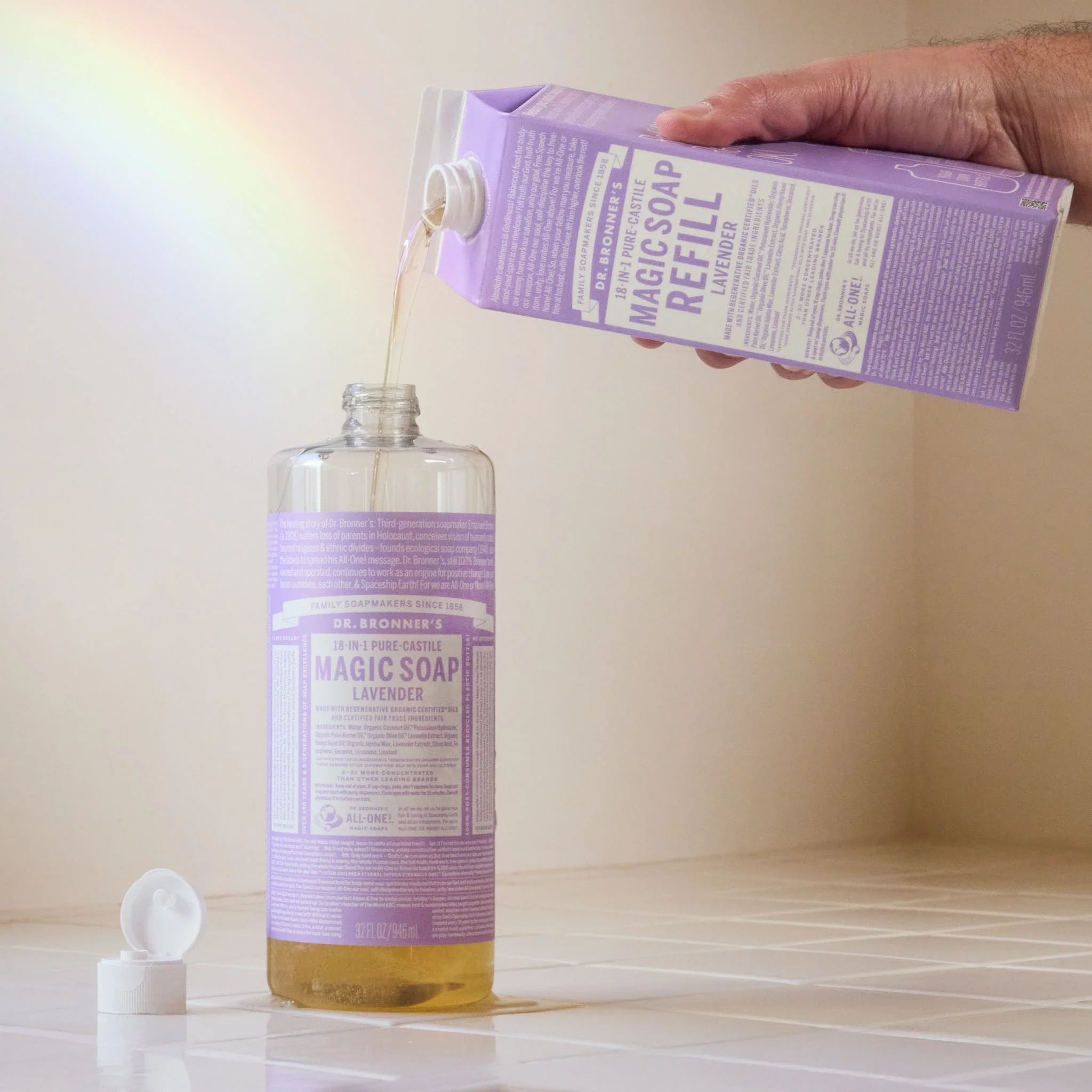 Lavender - Pure-Castile Magic Soap Refill - Image 3
