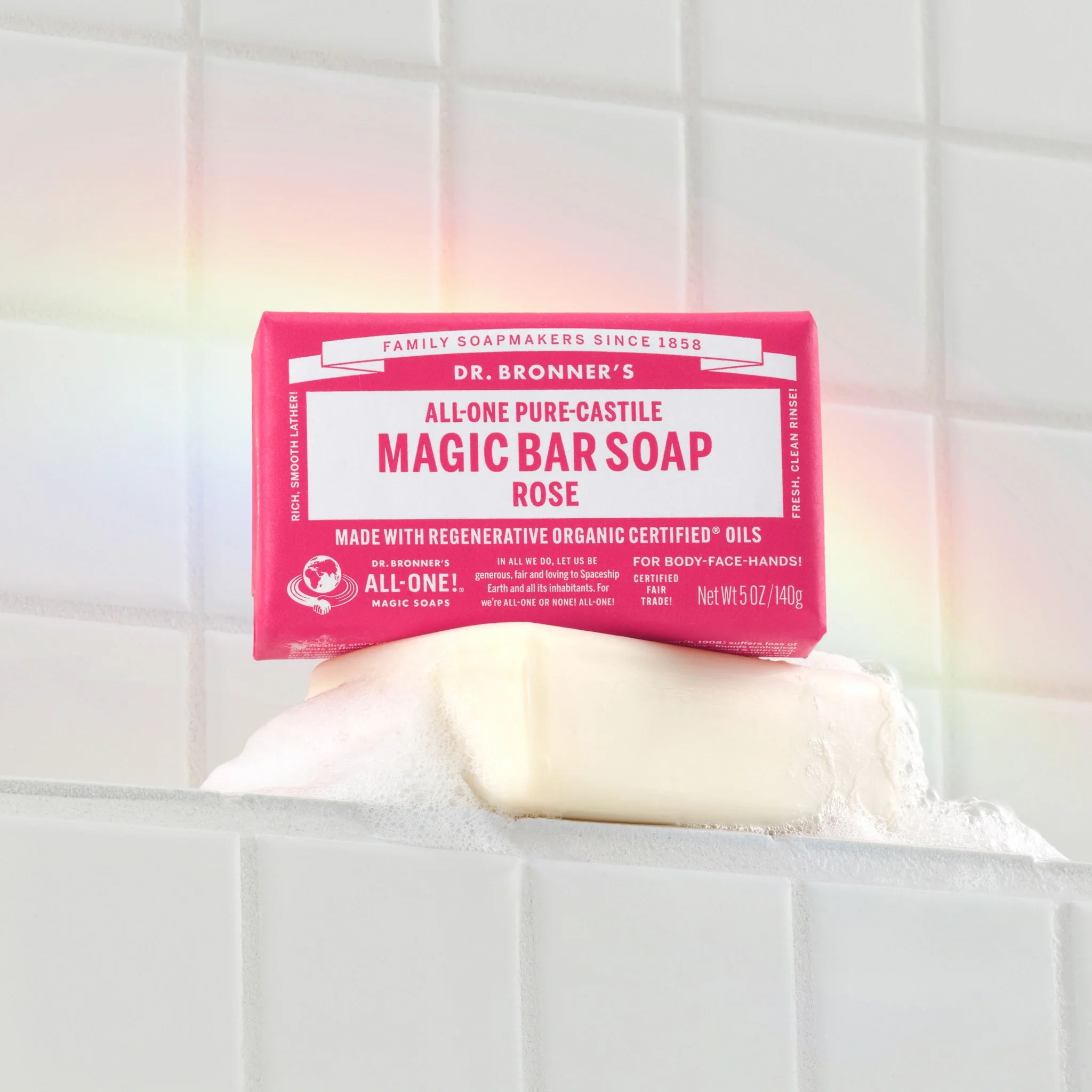 Rose - Pure-Castile Magic Bar Soap - Image 2